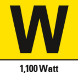 1.100 watt effektforbrug