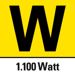1.100 watt kraftig motor