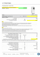 Datablad klimaenhed PAC 2010 X (INT)