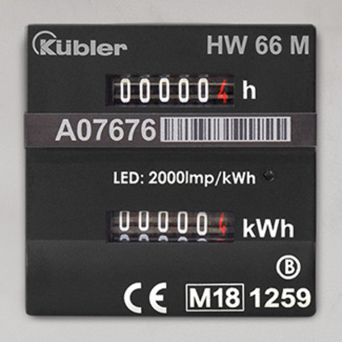 Dual-tæller med ekstra MID-konform* registrering af strømforbruget (valgfrit)