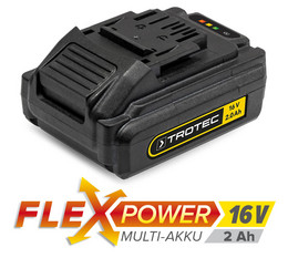 Flexpower-multibatteri 16 V, 2 Ah