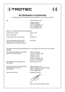 Overensstemmelseserklæring elskruetrækker/-boremaskine PSCS 10-16V (INT)