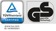 TÜV-certificeret sikkerhed, TÜV GS ID 1419050551